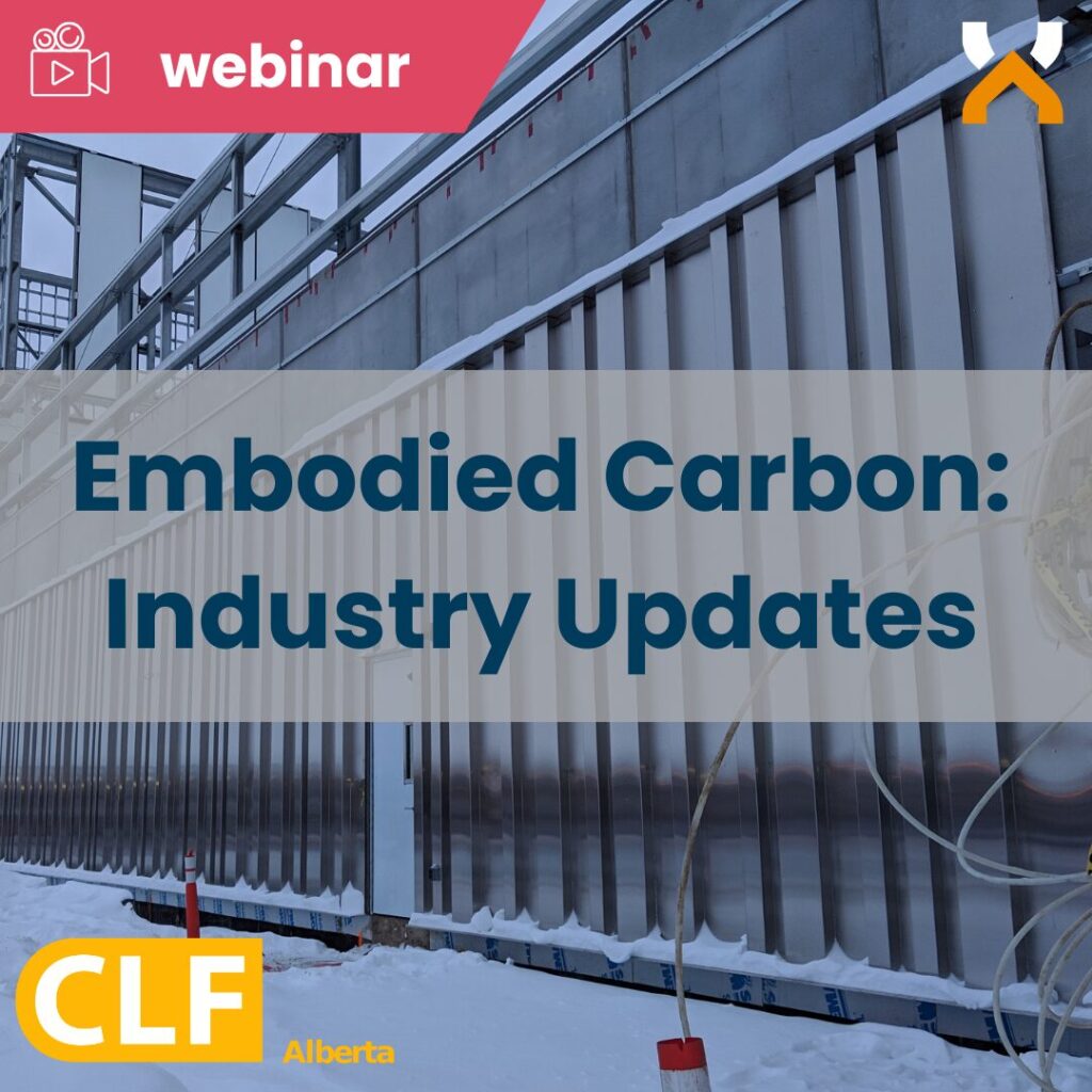 Embodied Carbon: Industry Updates