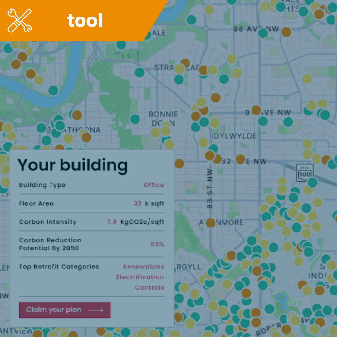 See your building's carbon reduction potential