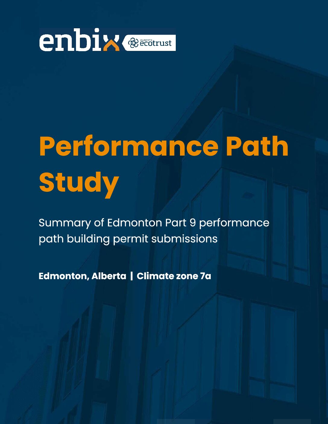 City of Edmonton Part 9: Performance Path Study