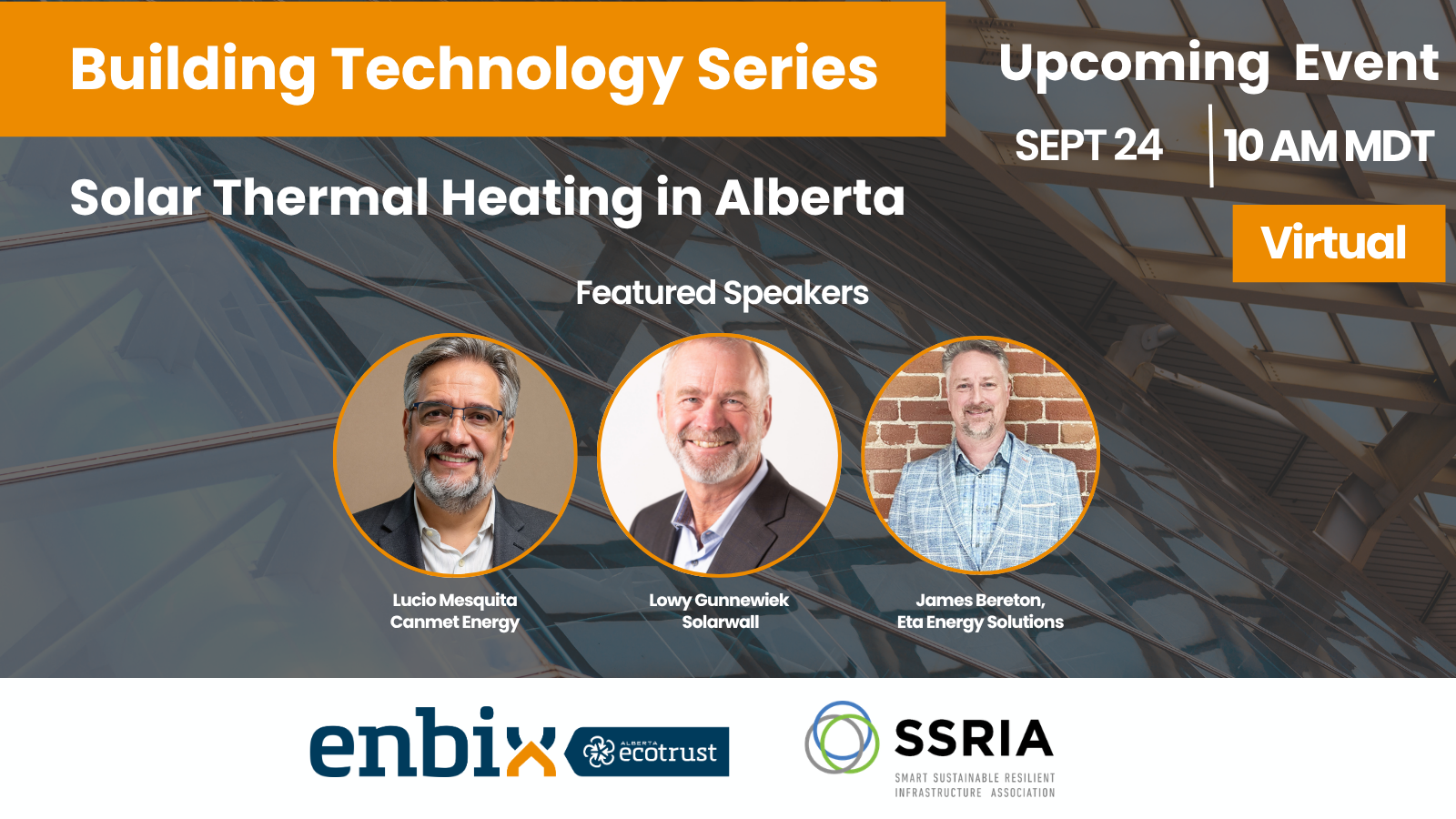 Featured speakers listed for event.